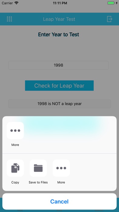 How to cancel & delete Leap Year Test from iphone & ipad 2