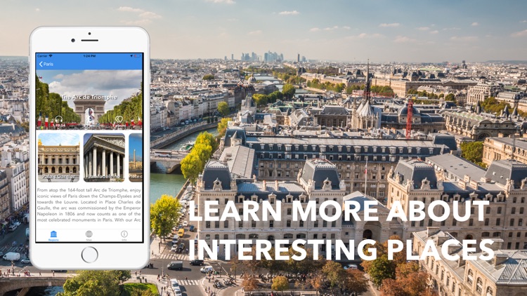 Paris Travel Audio Guide Map