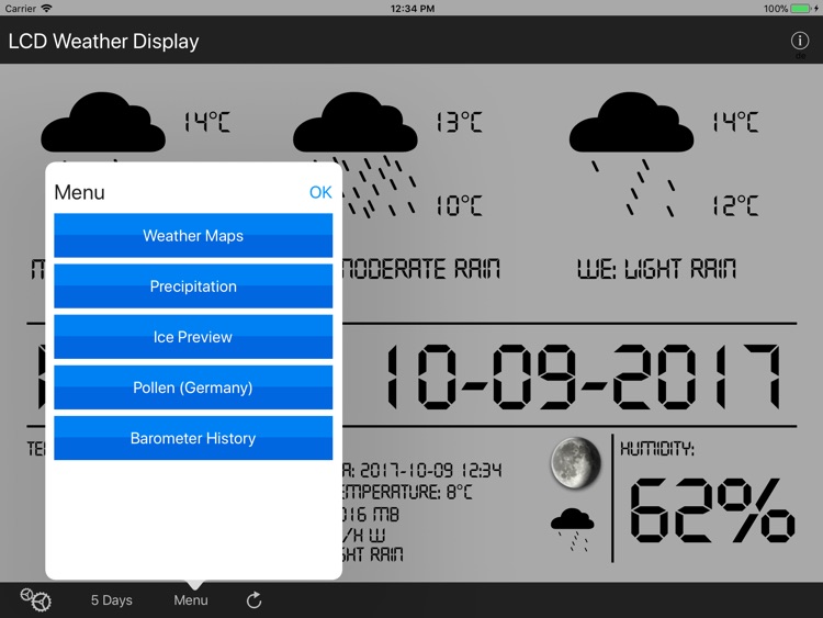 LCD Weather Display