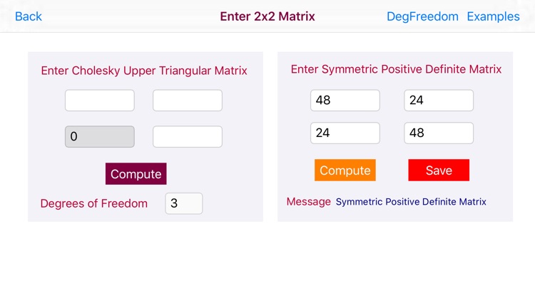 Wishart Distribution Matrix screenshot-7