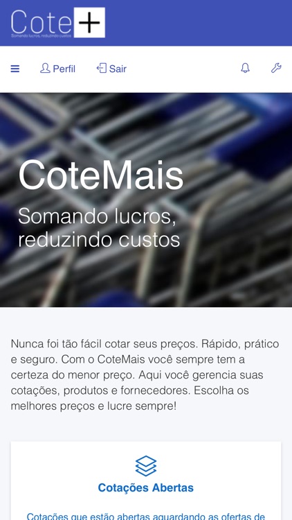 CoteMais Administrador