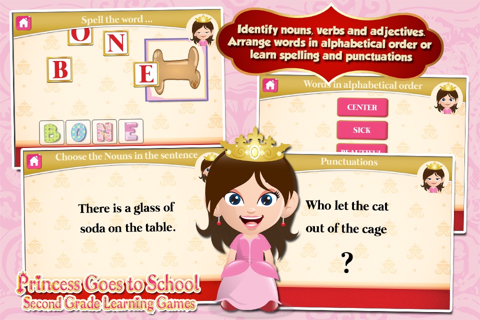 Princess Grade 2 School Games screenshot 4