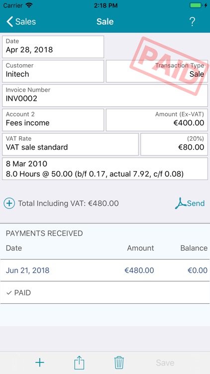 EasyBooks Accounting