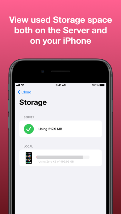Cloud - Self-hosted storage screenshot 4