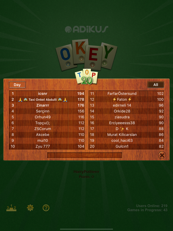 Okey Online screenshot 4