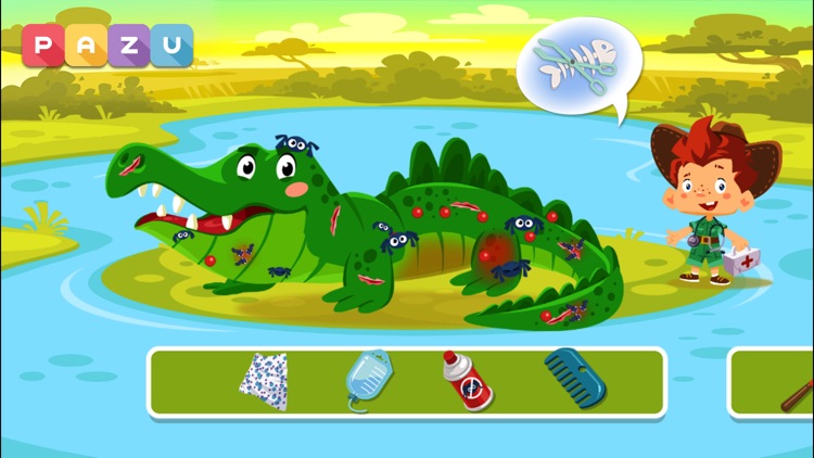 Safari Vet Care games for kids screenshot-0
