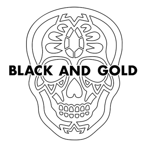 BLACK AND GOLD Icon