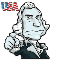 Presidents of USA Stickers for windows