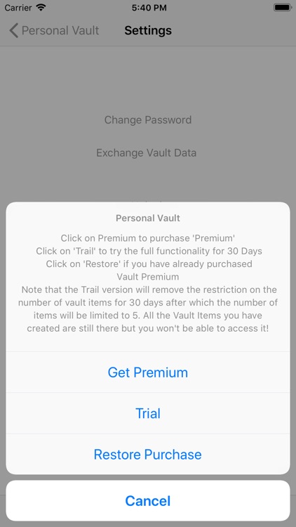 Personal Vault screenshot-4