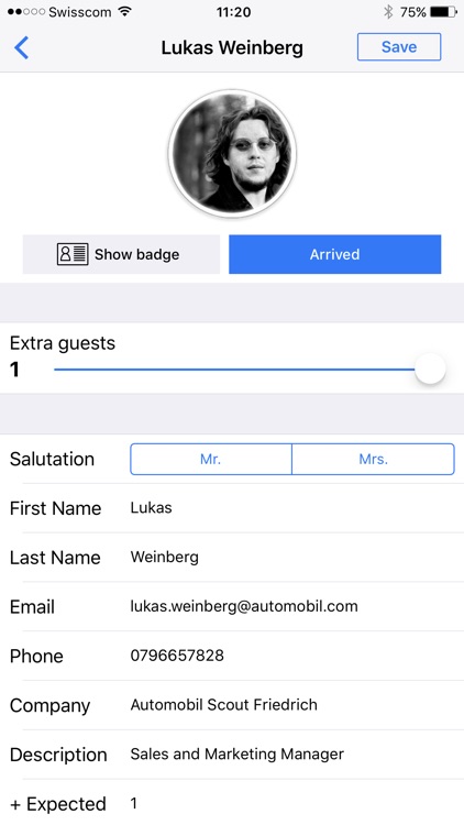 Guest List App for Events