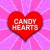 Candy Hearts Fun Stickers