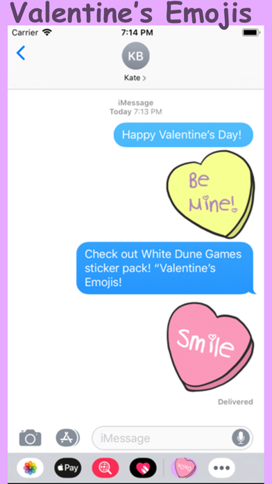 Valentine's Emojis screenshot 3