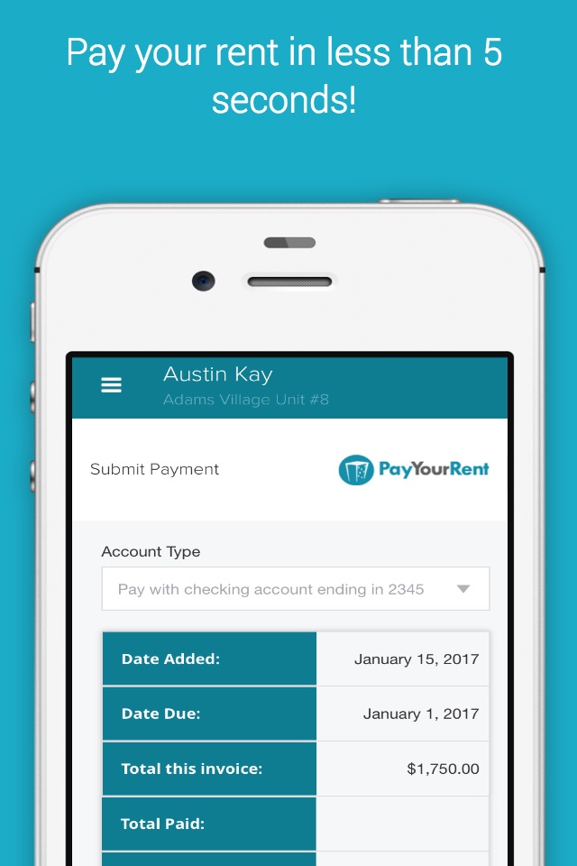 PayYourRent screenshot 2