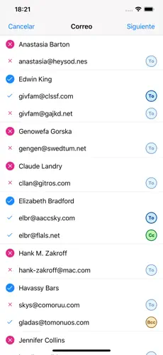 Captura 6 iContacts: Contactos de grupo iphone