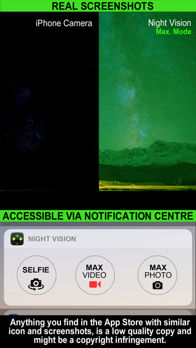 Night Vision Camera (Photo & Video) Screenshot 4