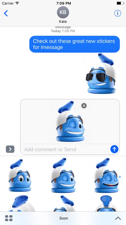 Soon - Stickers for iMessage