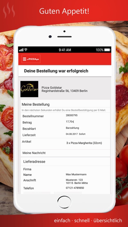 goPIZZAgo.de - Essen bestellen screenshot-6