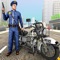 Bike Police Chase Gangster