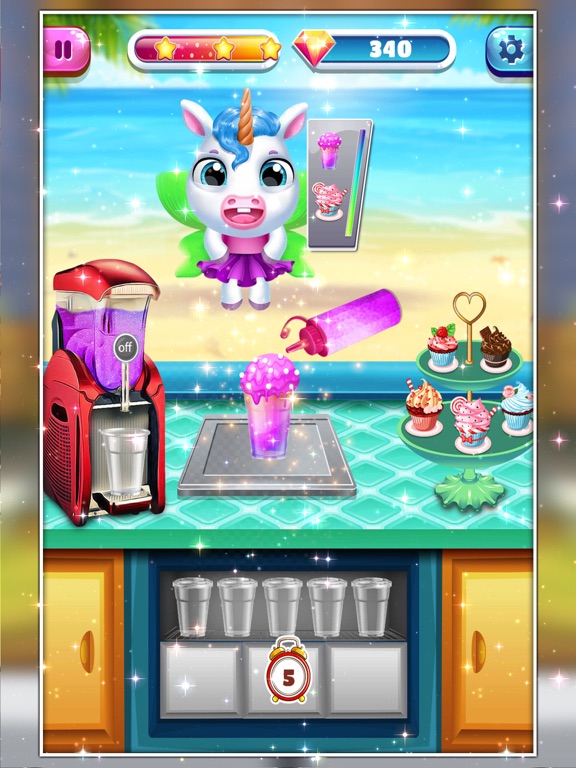 Unicorn Cooking Mania Games screenshot 9