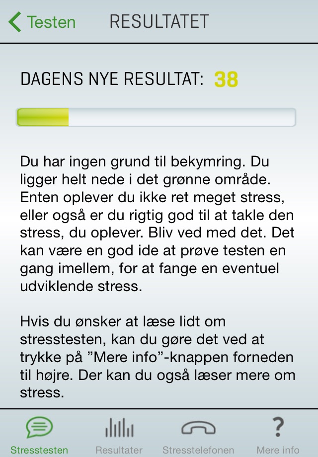 Stresstesten screenshot 2