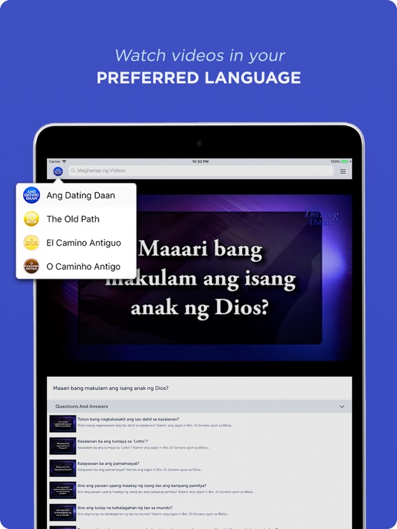 Screenshot #5 pour Ang Dating Daan TV