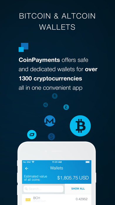 CoinPayments - Crypto Wallet screenshot 2
