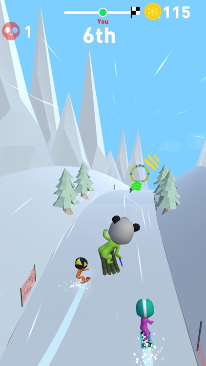 Snowboard Race 3D screenshot-4