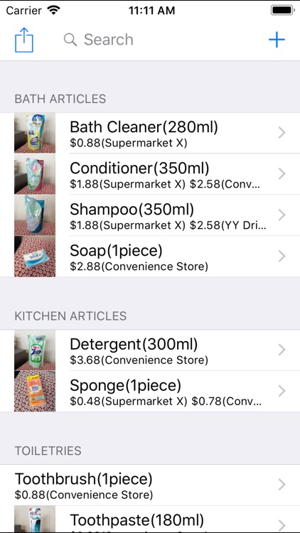My Rock-Bottom Price List