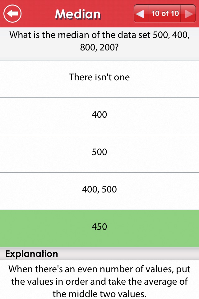 ACT Math : Data Analysis screenshot 4