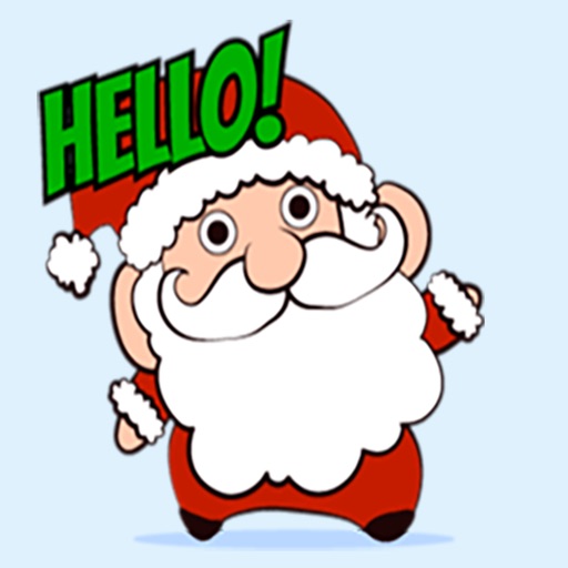 Merry Christmas Santa Stickers iOS App
