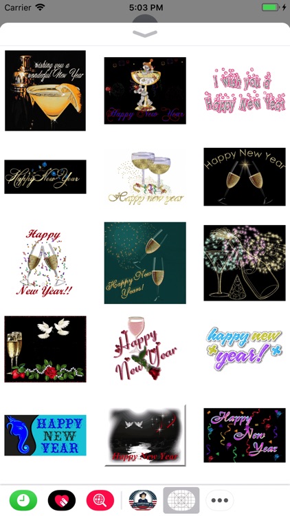 New Year & Diwali GIF Stickers