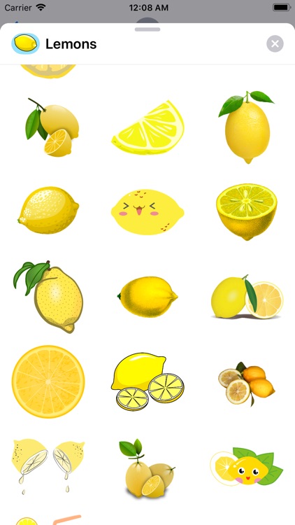 Lemony Lemon Stickers