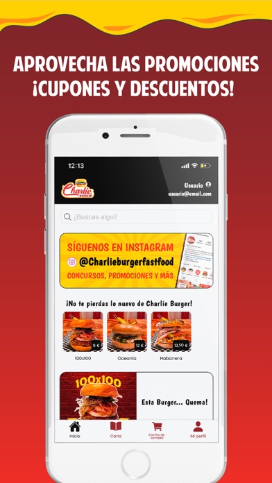 Charlie burger food screenshot 4