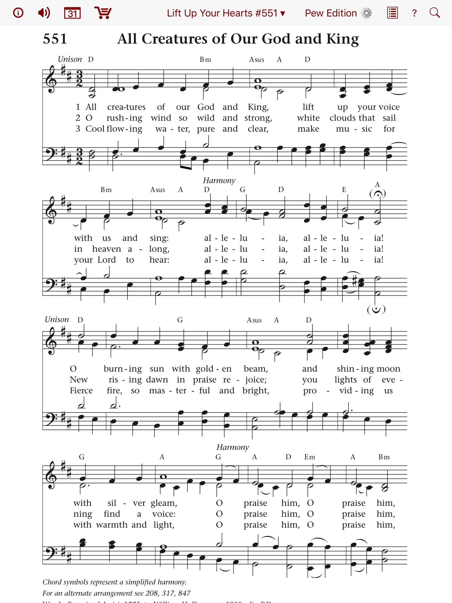 Lift Up Your Hearts Hymnal screenshot 4