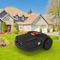 TCROBOT lawn mower has the ability of sense, thinking and action through the function of bump sensor, internal sensor and external sensor