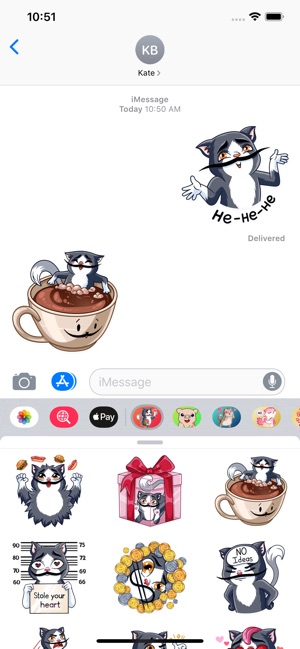 Moustache Cat Sticker(圖3)-速報App