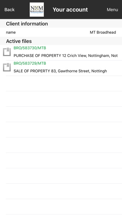 Conveyancing case tracker screenshot-5