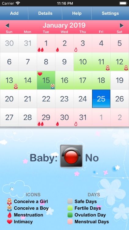 Fertility & Period Tracker