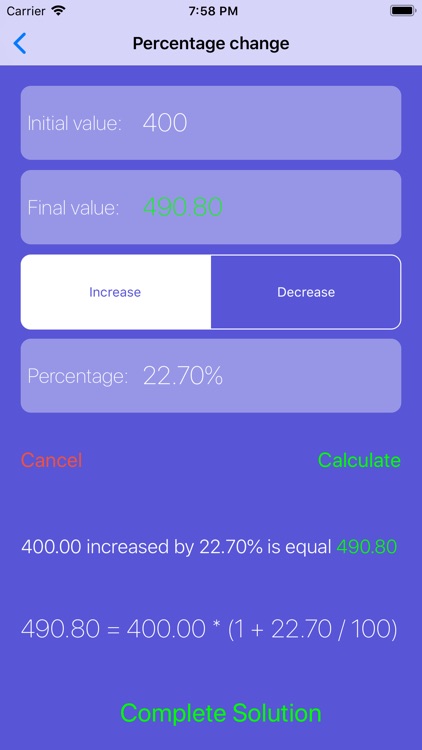 Percentage Solver screenshot-4