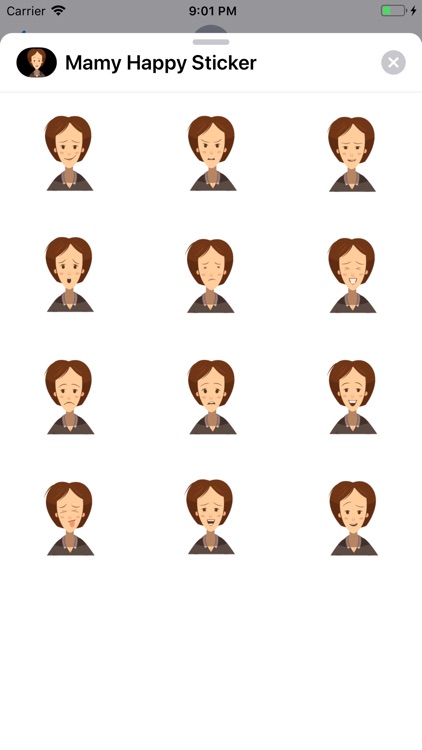 Mamy Happy Sticker