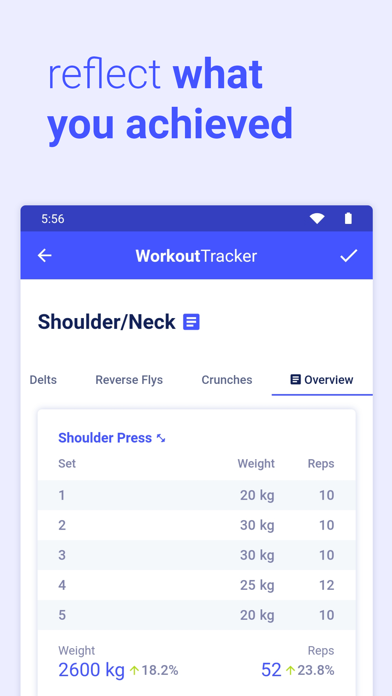 WorkoutTracker – Fitness Log screenshot 4