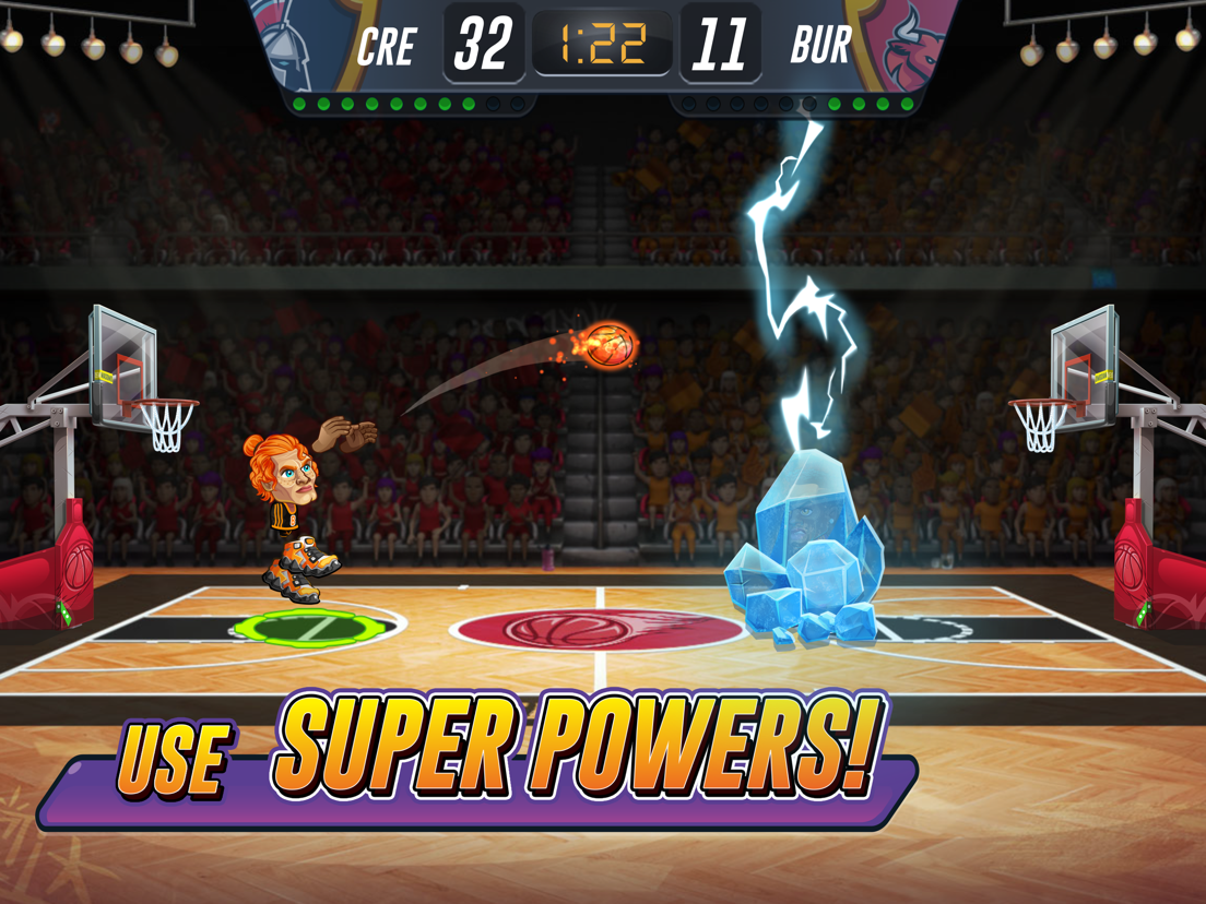 Basketball Arena Sports Game App voor iPhone, iPad en iPod touch