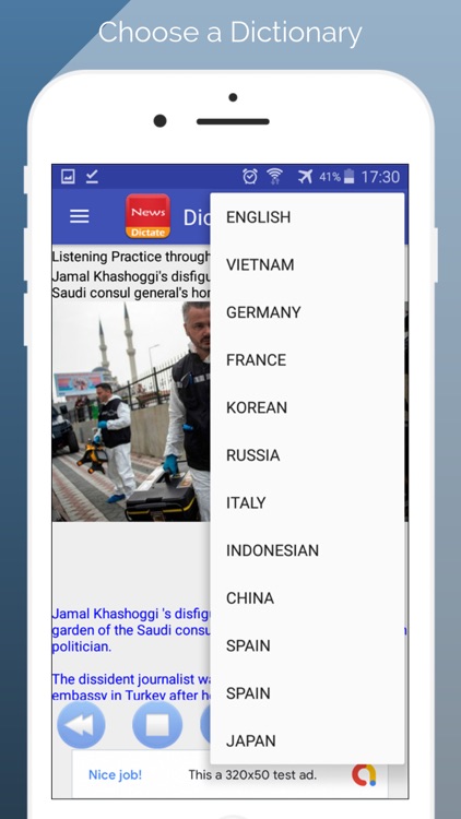 Dictate News - Learn English screenshot-3