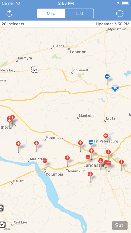Lancaster County Incidents
