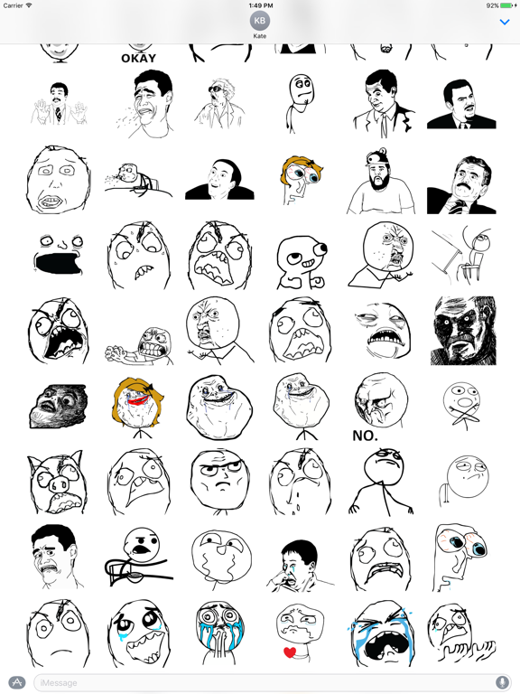 Screenshot #6 pour Memes - Stickers for Texting
