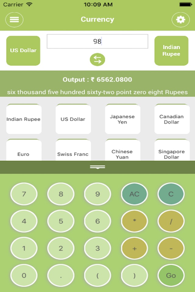 Indo-Euro Conversion Calc screenshot 4