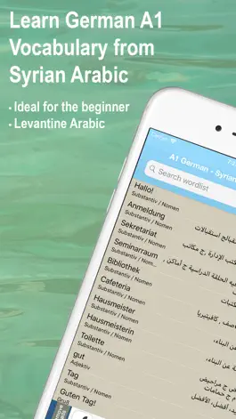 Game screenshot Syrian-Arabic German A1 Vocab mod apk