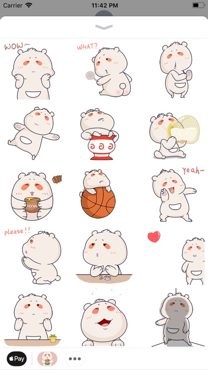 Silly Bear Animated Sticker