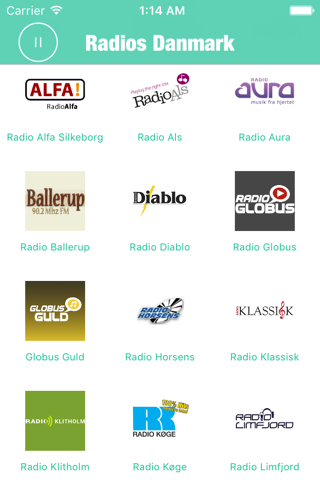 Radios Danmark (DR Radio FM) screenshot 4