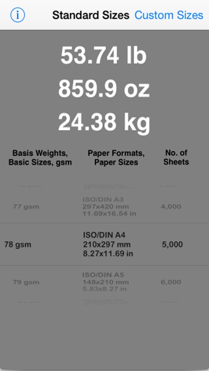 Paper Weight Calculator